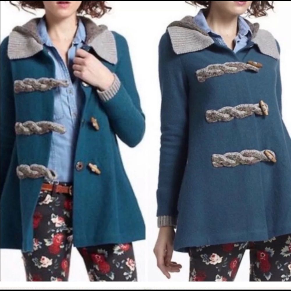Anthropologie | Fiets Voor 2 Sweater Coat
